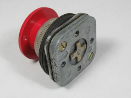 Allen-Bradley 800T-D6 Series A Push Button Red Mushroom Head No Contacts USED