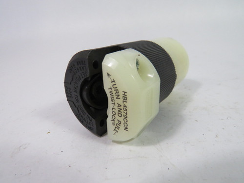 Hubbell HBL4579CCN Locking Connector 15A 250V 3W 2P USED