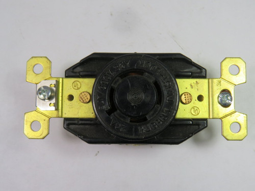 Hubbell HBL2460 Twist-Lock Receptacle 20A 347/600V 4P 4W USED