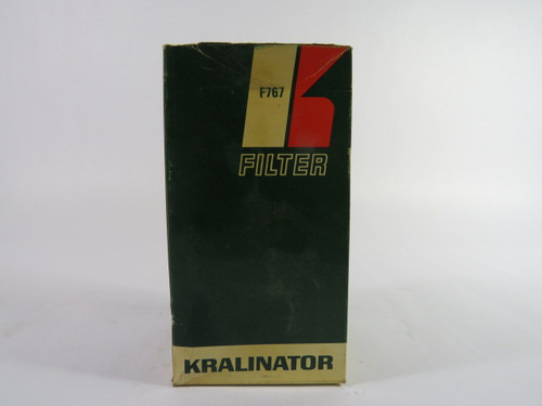Kralinator F767 Filter Open Box ! NEW !