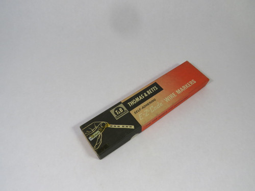 Thomas & Betts E Green E-Z-Code Wire Markers 25-Pack NEW
