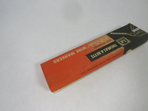 Thomas & Betts Z Green E-Z-Code Wire Markers 25-Pack  NEW