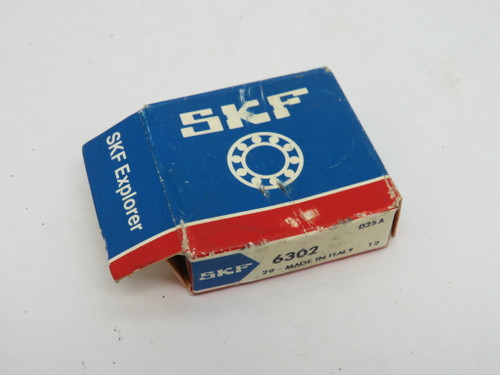 SKF 6302 Deep Groove Ball Bearing 42mmOD 15mmID 13mmW DMG BOX NEW