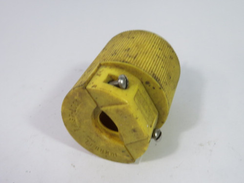 Hubbell 24CM21 Corrosion-Resistant Plug 20A 250V 3P 4W USED