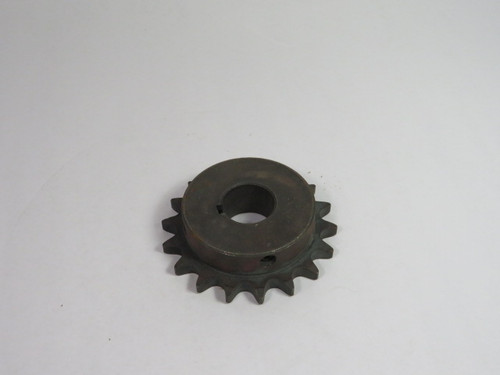 Martin 50BS18-1/1/8 Roller Chain Sprocket 1-1/8" Bore 18T 50 Chain USED