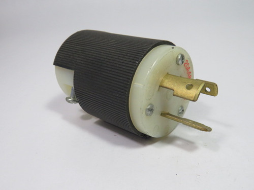 Hubbell 2341 Twist-Lock Plug 20A 480VAC 2P 3W USED