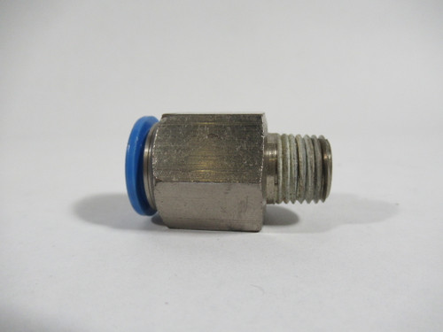 Festo 164980 QS-1/4-12 Push-in Fitting 12mm R1/4 USED