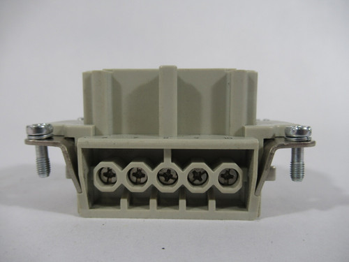 Harting HAN-10E-F-S 09330102601 10 Position Insert 16A 500V 6kV USED