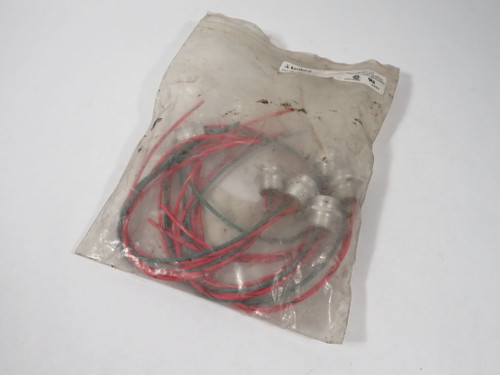 Lumberg RSF30-641/1FT Mini Receptacle Connector 3-Pole 1/2" NPT 12" Lot of 6 NWB