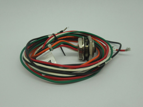 Turck RKFP56-3M Single Ended Female Receptacle 7/8" 5 Wire 600V 10A 1 Meter USED