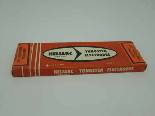 Heliarc 84Z19 Tungsten 7" Electrode 2% Thoriated 1/16 10-Pack NEW