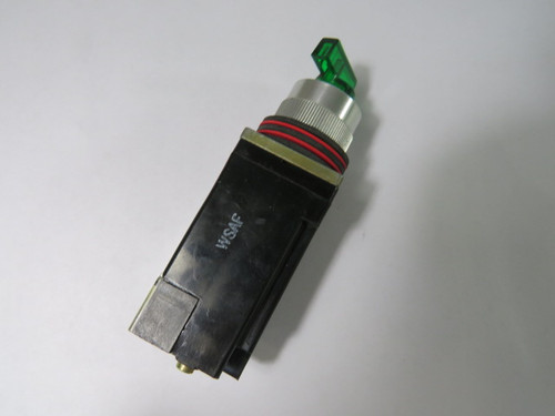 Allen-Bradley 800MR-16HX2B Selector Switch 110/120VAC w/800M-XA Contact USED