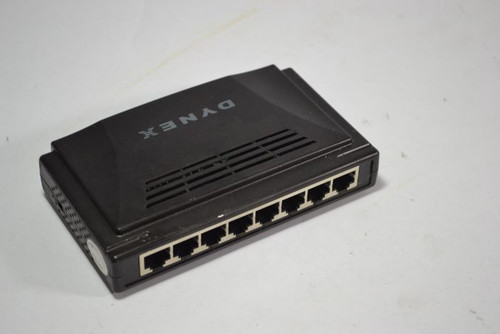 Dynex DX-ESW8 8-Port 10/100 Ethernet Switch 9VDC 0.6A USED