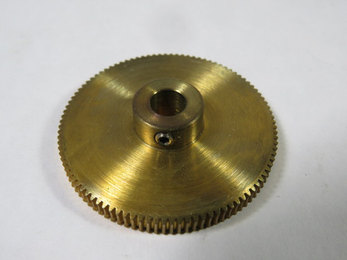 Nordex KBB-A3-7 Worm Wheel 100Teeth 1/4"Bore 1-5/8"OD #6-32Set-screw ! NWB !