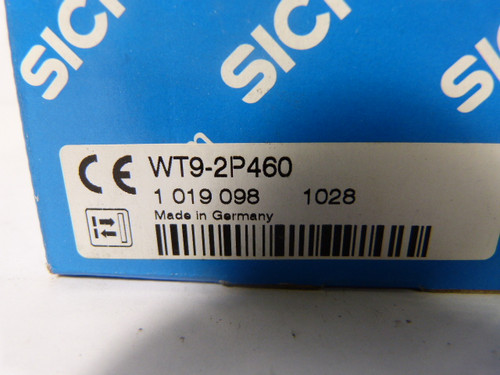 Sick WT9-2P460 Photoelectric Sensor ! NEW !