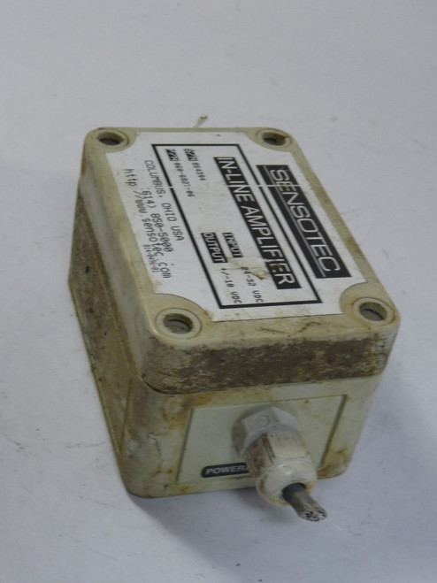 Sensotec 060-6827-06 Amplifier In Line 24-32VDC +-10VDC USED