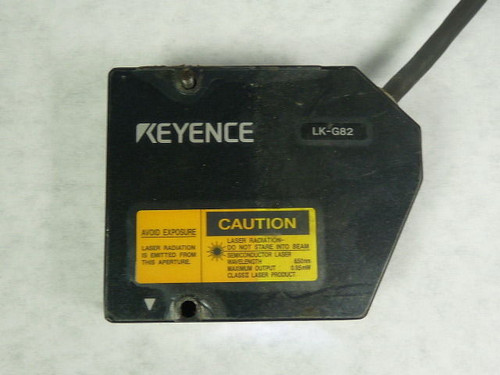 Keyence LK-G82 Photoelectric High Resolution Sensor USED