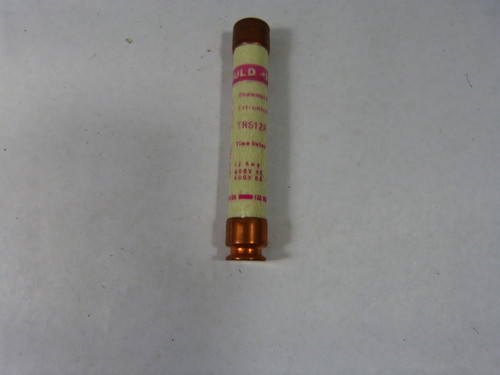 Gould Shawmut TRS12R Time Delay Tri-onic Fuse 12A 600V USED