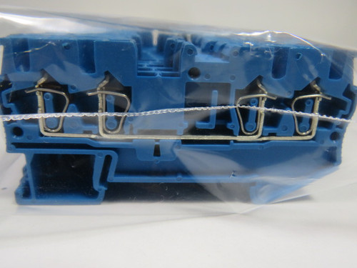 Upun UJ5-2.5/2X2 Terminal Block Lot of 15 BLUE USED