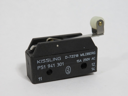 Kissling PS1941301 Roller Lever Limit Switch 15 Amp 250V NOP