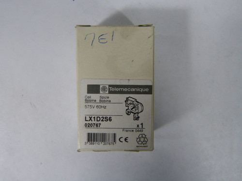 Telemecanique LX1D2S6 Coil for Contactor 575VAC ! NEW !