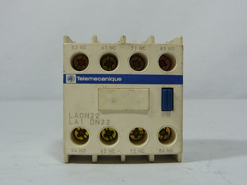 Telemecanique LAD-N22 Auxiliary Contact Block IEC USED