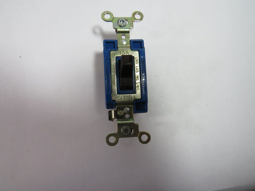 Hubbell CS315 Commercial Switch Blue 15A 120-277VAC USED
