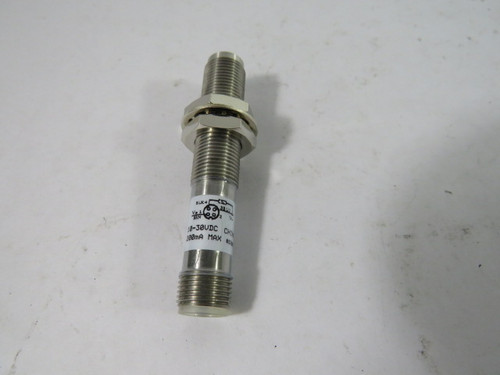 HTM FCS1-1202P-ARU4+CR Inductive Proximity Sensor 10-30VAC 200ma USED