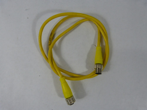 Brad Harrison 884030A09M010 Cordset 4Pin M/F 250V 4A 1m USED