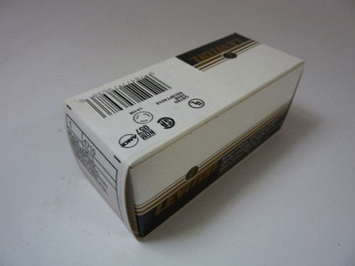 Leviton 4710 Locking Single Receptacle 15 Amp ! NEW !