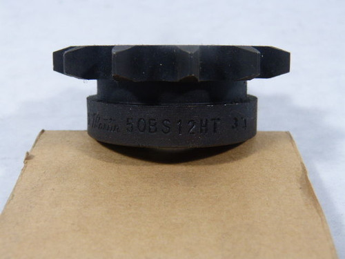 Martin 50BS12HT-3/4 Roller Chain Sprocket 3/4" Bore 12T 50 Chain 5/8" Pitch USED