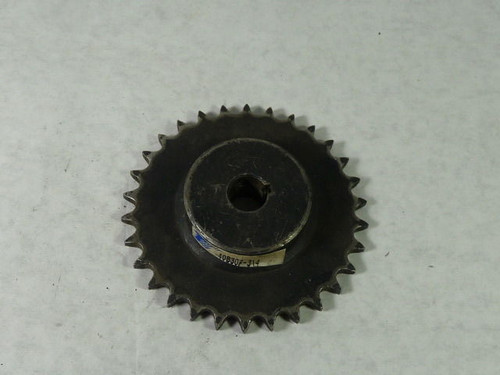 Tsubaki 40B30F-3/4 Roller Chain Sprocket 3/4" Bore 30T 40 Chain 1/2" Pitch USED