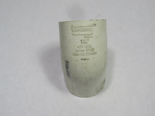 Spears 417-012 45 Degree PVC Elbow 1-1/4" USED