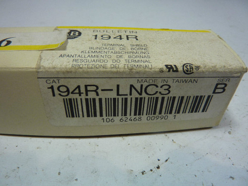 Allen-Bradley 194R-LNC3 Terminal Shield ! NEW !
