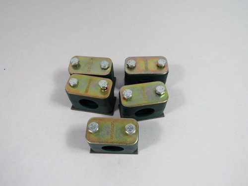 Stauff 426.9-PP 3/4" Green Pipe Clamp Lot of 5 USED