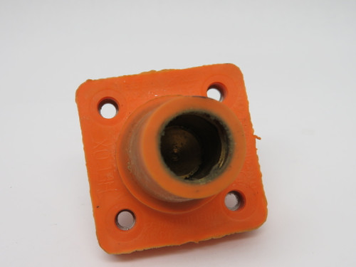 Leviton 16R24-UO Receptacle 1-Pole Cam-Type 400A 600V Orange USED