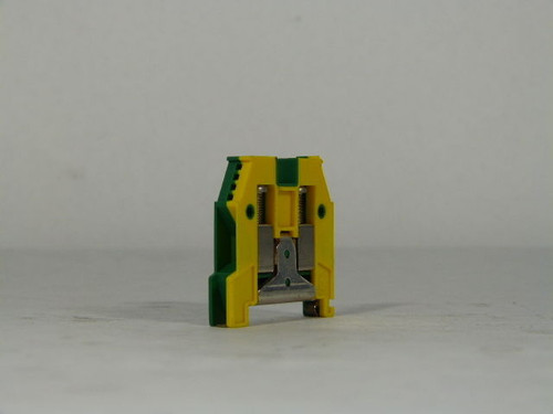 Allen-Bradley 1492-WG10S 10mm Terminal Block Green & Yellow USED