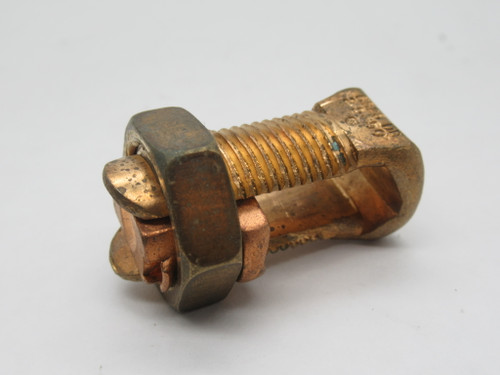 Burndy KS25 Copper Split Bolt Connector SHELF WEAR NOP