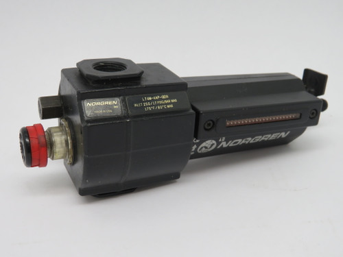 Norgren L74M-4AP-QDN Oil Fog Lubricator 1/2" PTF 250 psig 17 bar CRACKED USED