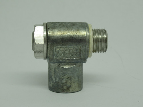 Festo 151165 GRLA-1/8-B One Way Control Valve 0.3-10 Bar USED