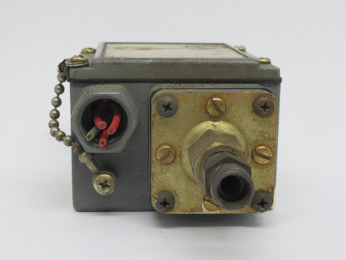 Square D 9012-GAW-5 Ser.C Pressure Switch 3-150PSI 1/4" NPTF *FADED LABEL* USED