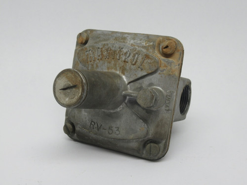 Maxitrol RV-53 Gas Regulator 1" NPT 1/2PSI 3.4kPa *RUST* USED