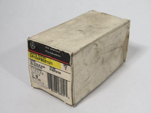 General Electric CR104PBG91U1 Flush Push Button 1NO 1NC Multi-Color BOX DMG NEW