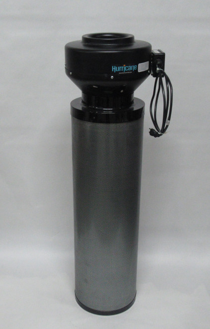 Hurricane 736580 8" Inline Duct Fan W /Carbon Filter 120V 60Hz *Minor Dent* USED
