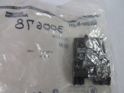 Allen-Bradley 800M-XD1S Contact Block 1 N/O 110-300VAC ! NWB !