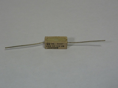 Renfrew Electric PW5 5W 1K2 Resister USED