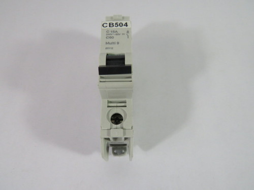 Schneider Electric 60112 Mini Circuit Breaker 120V 1-Pole 15A USED