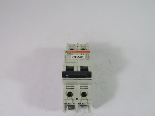 Merlin Gerin 60144 Mini Circuit Breaker 240V 2-Pole 10A USED