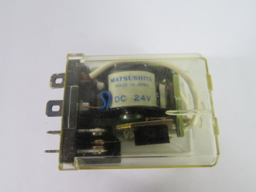Matsushita HP2-DC24V Relay 24VDC Coil 10A 250VAC USED