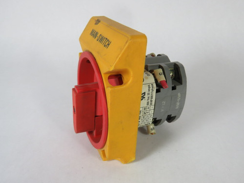 Baco PR25 Main Switch 600VAC 25A 20HP 600V3 phase USED